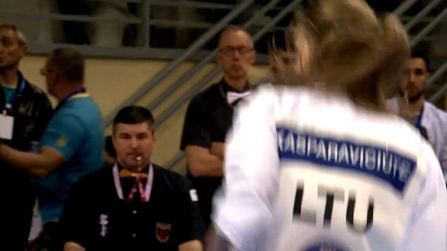 WKO EC 2016, women 50 55 kg, Kamile Kasparaviciute LTU Ivelina Petrova BUL 05 смотреть онлайн