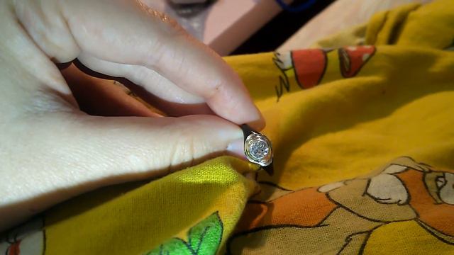 Antique diamond ring 19 centery. Старинное кольцо с бриллиантом 19 век. смотреть онлайн