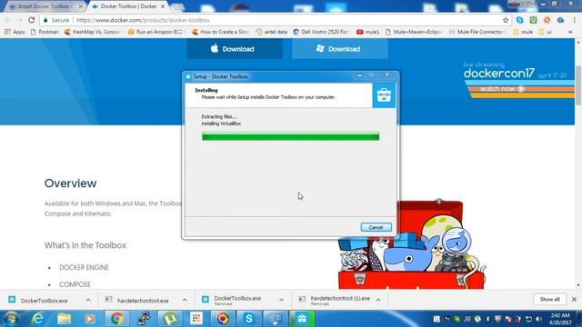 Install Docker Toolbox on Windows | Setting up Docker Environment on windows | Docker Tutorials смотреть онлайн