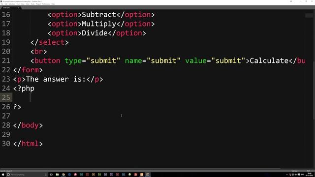 15: Exercise Using PHP | Let's Build a Calculator | PHP Tutorial | Learn PHP Programming смотреть онлайн
