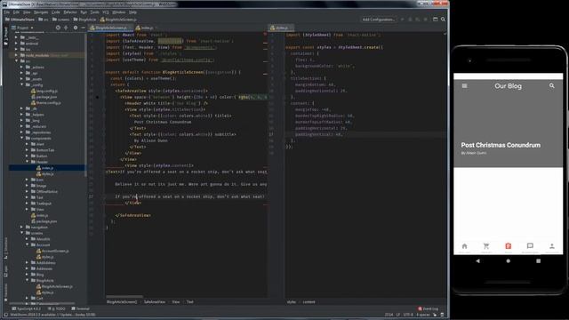 React Native Speed Coding 01 - Blog Article смотреть онлайн