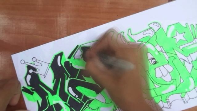Graffiti sketch MASTER colores invertidos смотреть онлайн