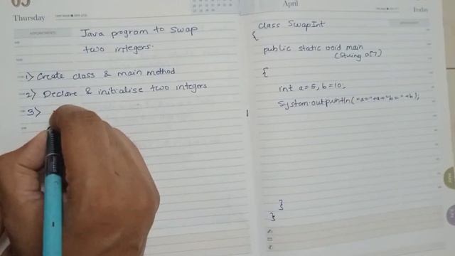 Swap Two Numbers In Java смотреть онлайн