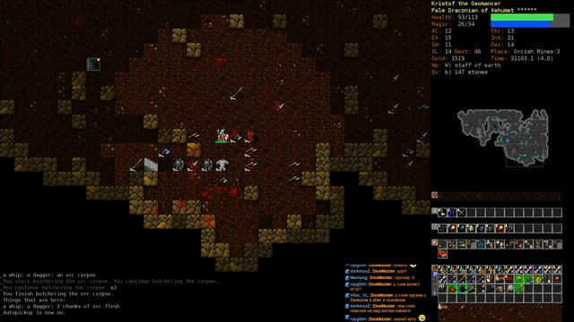 Dungeon Crawl Stone Soup - Маг (Часть 16) смотреть онлайн
