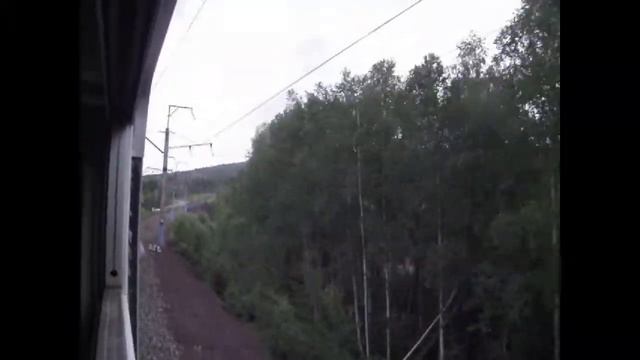 Южсиб. Перегон Журавлёво - рзд. 557 км. Долина реки Кизир смотреть онлайн