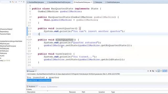 53 State Pattern Java Implementation смотреть онлайн