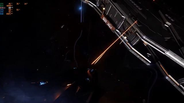Elite Dangerous - Крейсер федерации (Farragut Battle Cruiser) смотреть онлайн