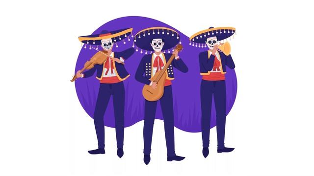 Animated isolated musical trio смотреть онлайн