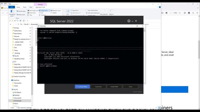 How To Download & Install Microsoft SQL Server 2022 & SQL Server Management Studio (For Free!) смотреть онлайн