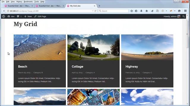 Even Sized Grid Items with a Masonry Layout смотреть онлайн