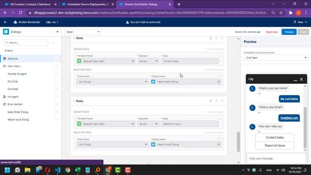 How to create Einstein Chat Bot in #Salesforce смотреть онлайн