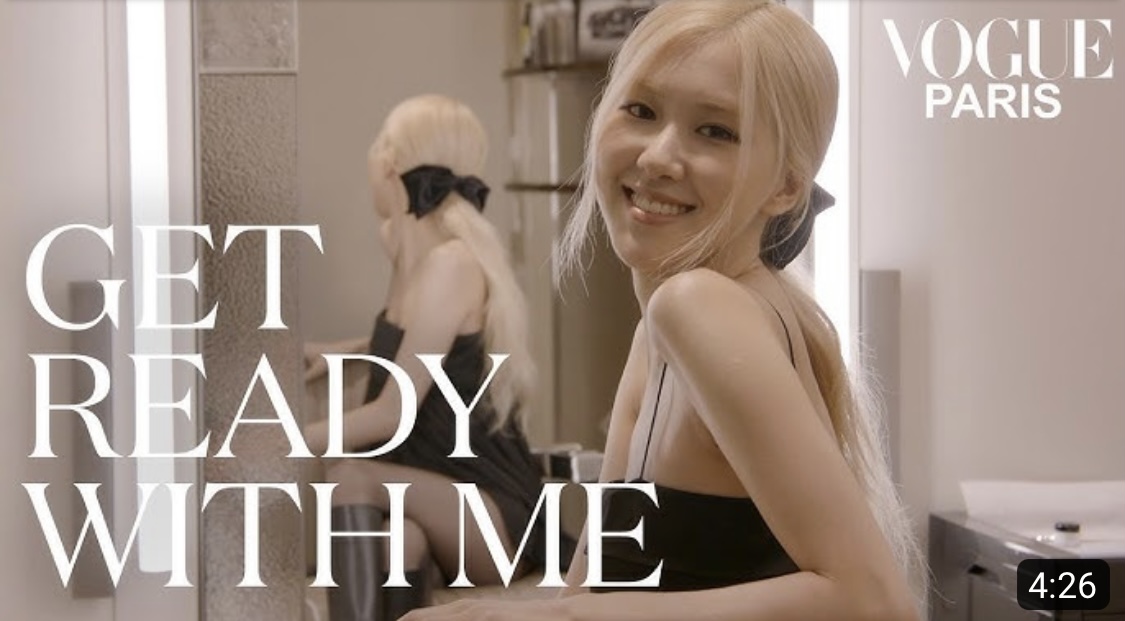 Розэ из Blackpink готовится к показу Saint Laurent | Vogue France русская озвучка