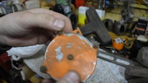 Советские запчасти для бензопилы "Дружба-4".