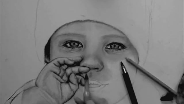 How to Draw a Baby with Charcoal смотреть онлайн