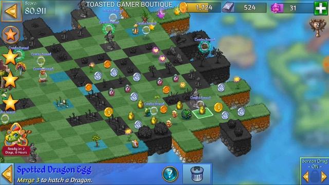 Merge Dragons Secret Totem Grid • 3 Stars On 3rd Win ☆☆☆ смотреть онлайн
