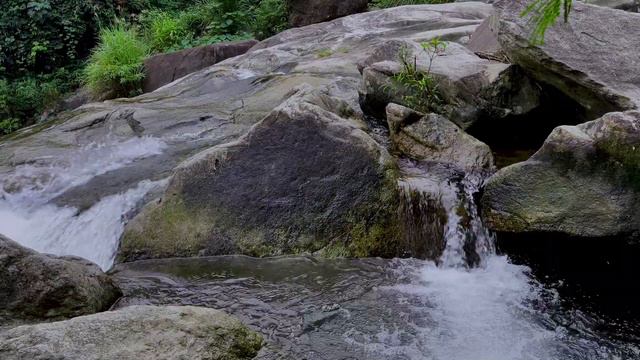 Beat stress & fall asleep with gentle waterfall sounds,relaxing nature - River sounds for sleeping смотреть онлайн