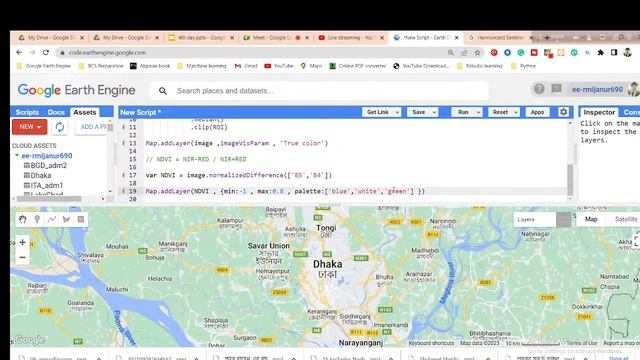 How to calculate Average, Maximum, and Minimum NDVI in any specific region using Google Earth Engin смотреть онлайн