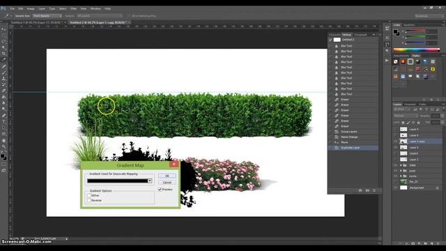 Ландшафтный дизайн, фотошоп. "Экспресс тени". (мастер-класс) смотреть онлайн