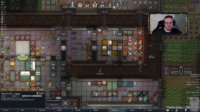 RimWorld No Pause/Vanilla 500% Season 22 Episode 12 Naked Brutality Random map and no rerolls смотреть онлайн
