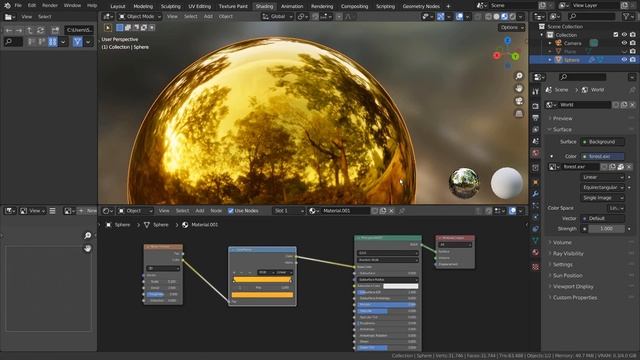 Blender Tutorial - Texture node with color ramp node смотреть онлайн