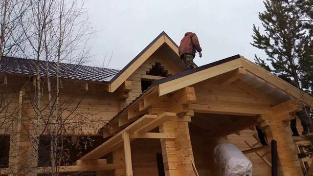 Дом-Баня под постоянное проживание из проф. бруса г. Когалым смотреть онлайн