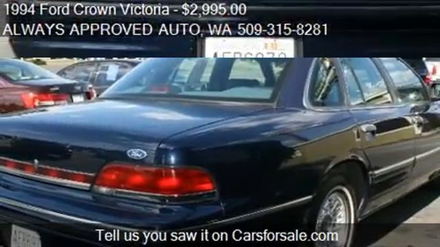 1994 Ford Crown Victoria LX 4dr Sedan for sale in Spokane Va смотреть онлайн
