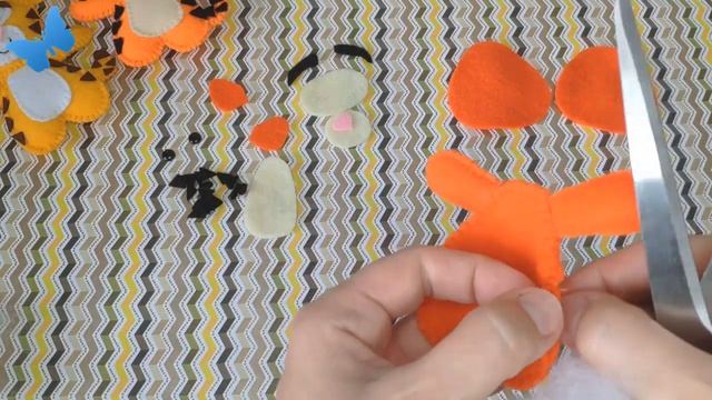 DIY СИМВОЛ 2022 года из ФЕТРА / Как сшить тигра своими руками смотреть онлайн