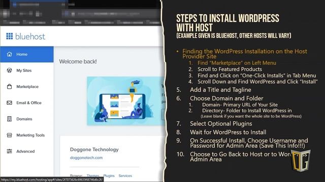 An Easy, Step-by-Step Guide for Installing WordPress with a Webhost (Perfect for Beginners) смотреть онлайн