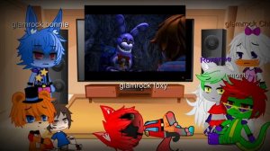 Fnaf SB react to Gregory meets glamrock bonnie