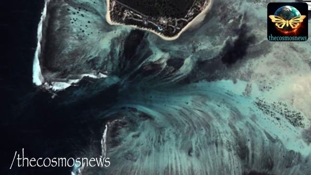The 'Underwater Waterfall In Mauritius