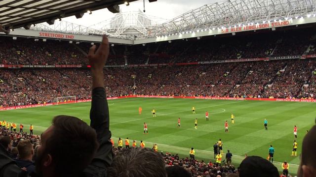 Arsenal away fans at old Trafford singing David de gea he's off to Madrid!!!!!!!!!!!!!! смотреть онлайн