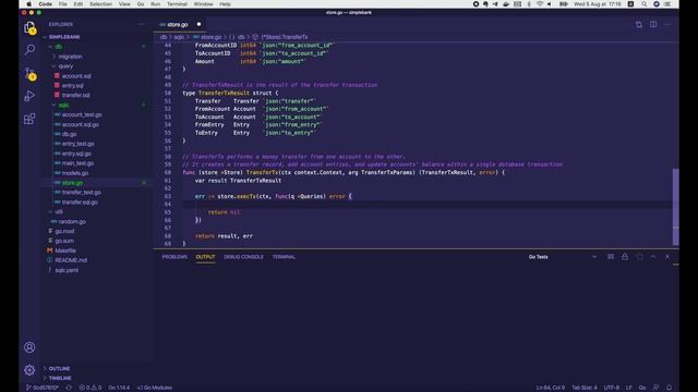 [Backend #6] A clean way to implement database transaction in Golang смотреть онлайн