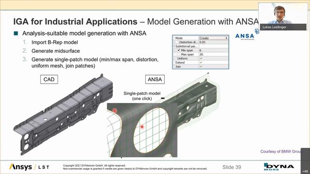 DYNAmore Express: Isogeometric Analysis in LS-DYNA with the new CAD-inspired *IGA keywords смотреть онлайн