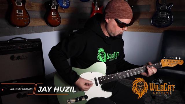 WildCat Guitars Diamonds In The Rough Fender CS Journeyman Sage Green Telecaster смотреть онлайн