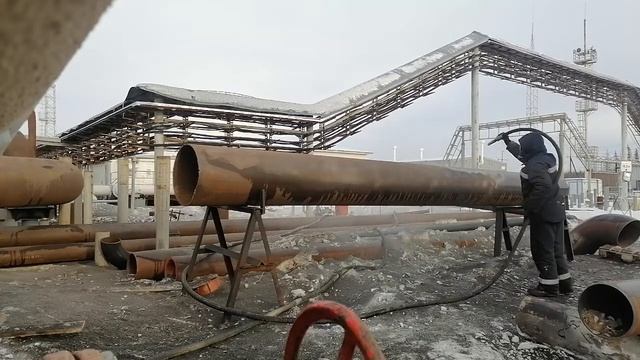 Пескоструйный обработка труб смотреть онлайн