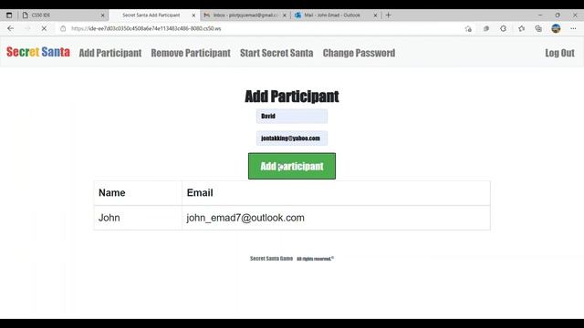 Secret Santa Game Website смотреть онлайн