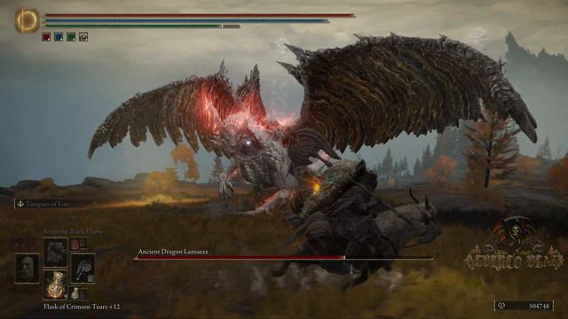 ELDEN RING ''ANCIENT DRAGON LANSSEAX'' (ALTUS PLATEAU) | BOSS |  4K 2022