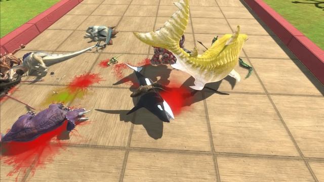 NEW! Frilled Shark of Evolution VS ARBS Dinosaurs - Animal Revolt Battle Simulator смотреть онлайн