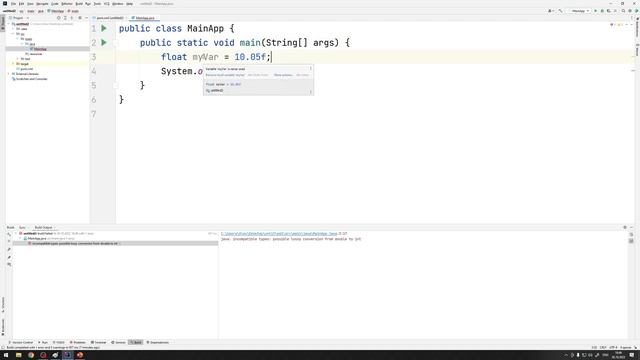 5. (Сложная версия) Основы Java - Переменные и типы данных смотреть онлайн