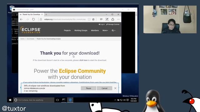 Instalación de Java 11 (AdoptOpenJDK) y Eclipse sobre Windows 10 смотреть онлайн