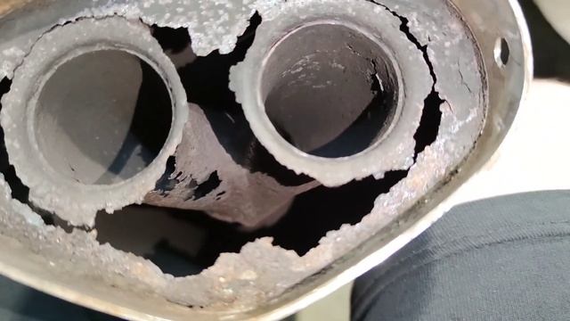 Honda Gold Wing 1800 глушитель в труху #honda #goldwing1800