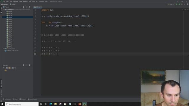 #0019 — Решение задачи «1209. 1, 10, 100, 1000...» с сайта acm.timus.ru на python смотреть онлайн