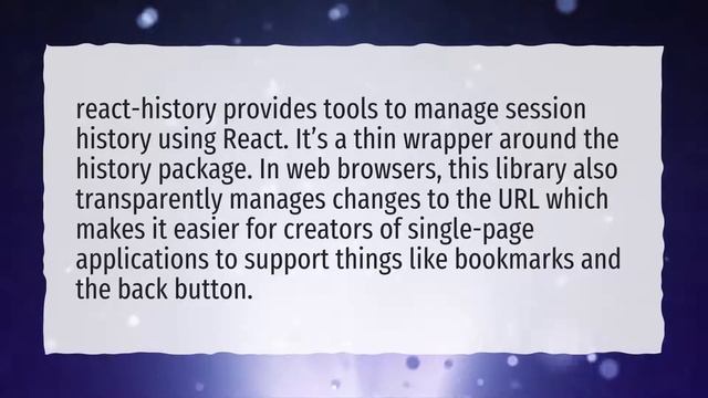 What is history in react router? смотреть онлайн