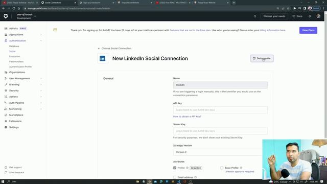 React Registration & Login with Google, GitHub, LinkedIn || Social Login with Auth0 in one Click ? смотреть онлайн