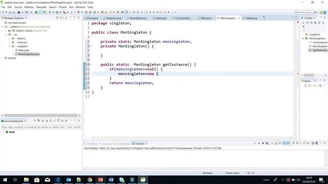 Design Pattern Singleton JAVA - Arabic [بالعربي] français смотреть онлайн