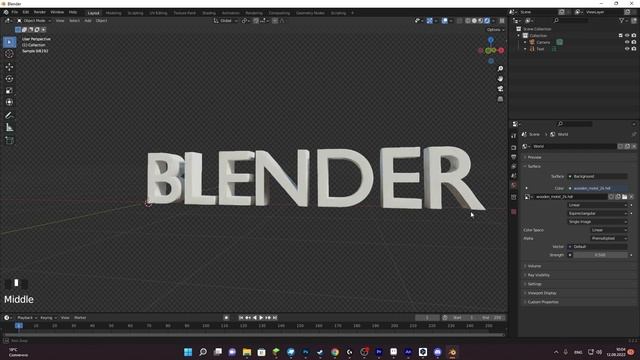 Как сделать КРУТОЙ текст в Blender? смотреть онлайн