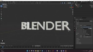 Как сделать КРУТОЙ текст в Blender?