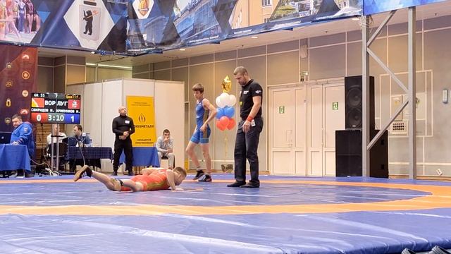 Хрипунков Игорь 1 схватка в 55 кг Ярославль смотреть онлайн