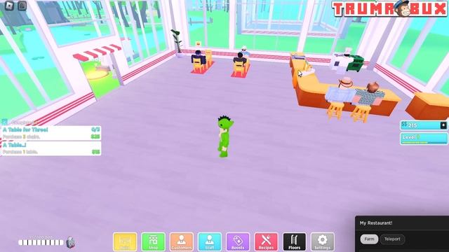 [ROBLOX] MY RESTAURANT HACK TELEPORT NPC, SPEED NPC, FARM FOOD AND MORE! ON MOBILE NEW / SCRIPT FRE смотреть онлайн