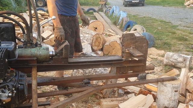 Дровокол гидравлический.#гидроколун смотреть онлайн